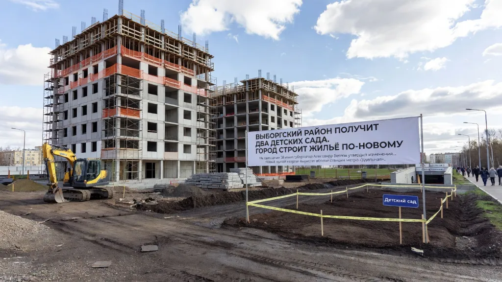 Выборгский район получит два детских сада. Город строит жильё по-новому