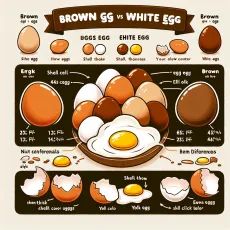 Чем отличаются белые яйца от коричневых?